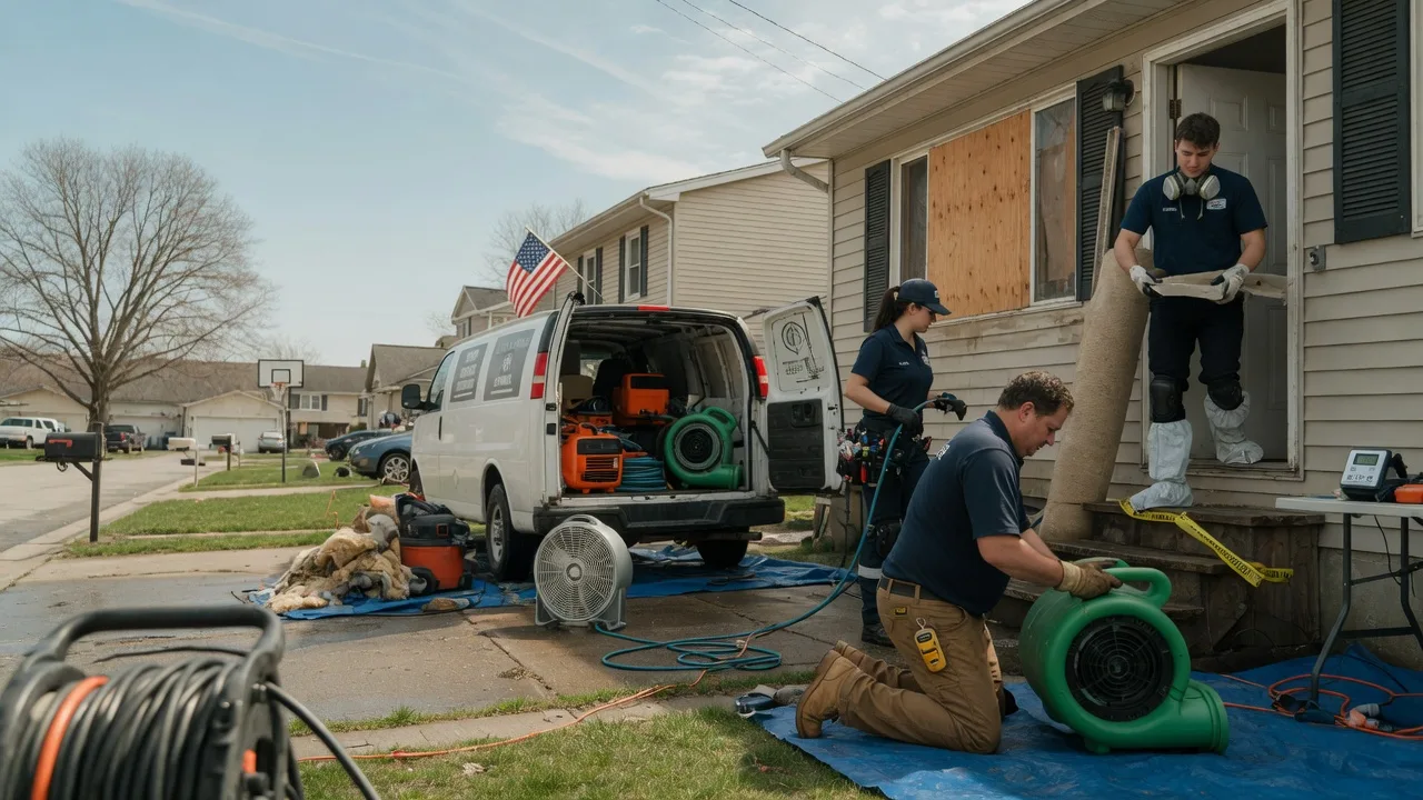 Water Damage Restoration in Pomona, IL near me